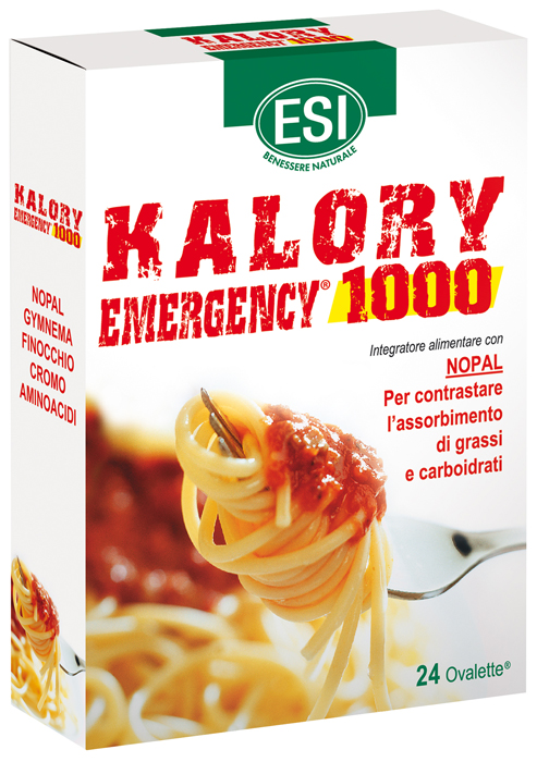 ESI KALORY EMERGENCY 1000 24 OVALETTE - Pharmaleader