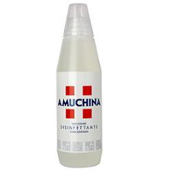 DISINFETTANTE IGIENIZZANTE A BASE DI IPOCLORITO DI SODIO ANTIMICROBICO AD AMPIO SPETTRO D'AZIONE AMUCHINA LIQUIDA 100% 1000 ML - Pharmaleader