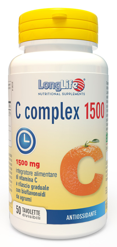 LONGLIFE C COMPLEX 1500 T/R 50 TAVOLETTE DIVISIBILI - Pharmaleader