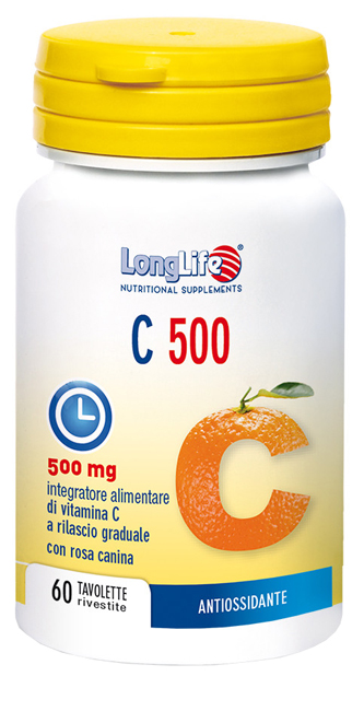 LONGLIFE C 500 T/R 60 TAVOLETTE RIVESTITE - Pharmaleader