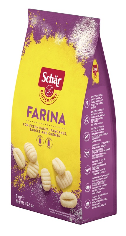 SCHAR FARINA PER PASTA FRESCA PANCAKES SALSE E CREME 1 KG - Pharmaleader