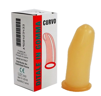DITALE IN GOMMA CURVO 2 - Pharmaleader