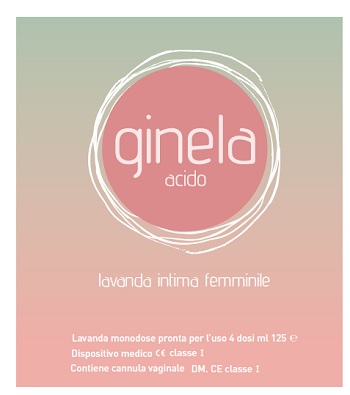 LAVANDA INTIMA FEMMINILE GINELA ACIDO 4 DOSI X 125 ML + CANNULA VAGINALE - Pharmaleader