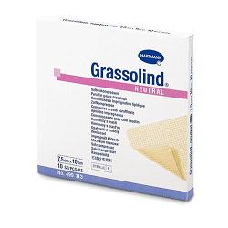 GARZA PARAFFINATA GRASSOLIND 7,5X10CM 10 PEZZI - Pharmaleader