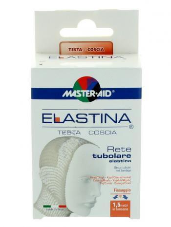 RETE TUBOLARE ELASTICA IPOALLERGENICA MASTER-AID ELASTINA TESTA/COSCIA 1,5 MT IN TENSIONE CALIBRO 6 CM - Pharmaleader
