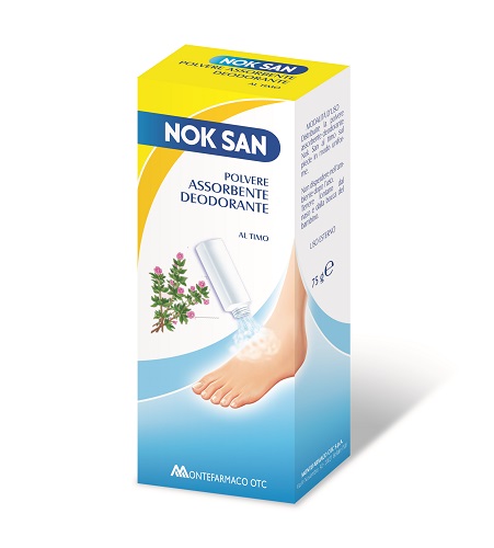 NOK SAN POLVERE ASSORBENTE DEODORANTE 75 G - Pharmaleader
