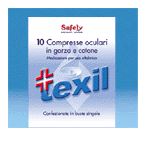PRONTEX GARZA COMPRESSA OCULARE NON ADESIVA COTONE 10 PEZZI - Pharmaleader