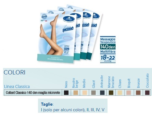 SAUBER COLLANT 140 DENARI MAGLIA MICRORETE MEDIO 2 LINEA CLASSICA - Pharmaleader