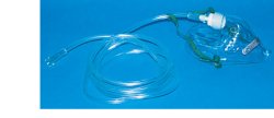 MASCHERA PER OSSIGENOTERAPIA MEDIA CONCENTRAZIONE CON 2 TUBI PROLUNGA 2 METRI - Pharmaleader