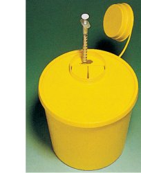 CONTENITORE DI SICUREZZA ECOLOGICO PROGETTATO PER EVITARE IL CONTAGIO PROFESSIONALE DA HIV. REALIZZATO IN POLIPROPILENE PUO' ESSERE STERILIZZATO - Pharmaleader