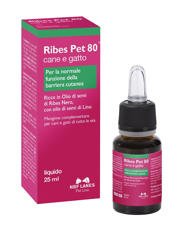 RIBES PET 80 GOCCE OLIO 25 ML CON CONTAGOCCE - Pharmaleader