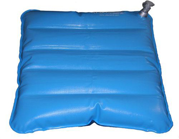 CUSCINO ANTIDECUBITO AD ARIA/ACQUA DIMENSIONI 41X41CM, APPLICABILE SU SEDIE DA COMODO O SU CARROZZELLE CAMERA D'ARIA IN PVC ATOSSICO ELETTROSALDATO, PATTA ANTISCIVOLO IN PVC - Pharmaleader