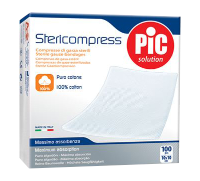 GARZA IDROFILA 16 STRATI CON FILO DI BARIO 5X5CM - Pharmaleader