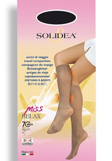 MISS RELAX 70 SHEER GAMBALETTO NERO 3 L - Pharmaleader
