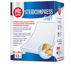 GARZA COMPRESSA IN TESSUTO NON TESSUTO 10X10CM 25 PEZZI X 4 BUSTE - Pharmaleader