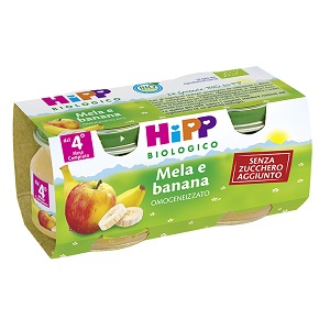 HIPP BIO FRUTTA GRATTUGGIATA MELA BANANA 4X100 G - Pharmaleader