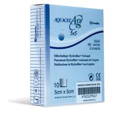 MEDICAZIONE SPECIALE ATTIVA AQUACEL AG MEDIC 5X5CM 10 PEZZI - Pharmaleader