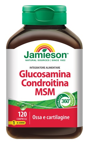JAMIESON GLUCOSAMINA CONDROITINA MSM 120 COMPRESSE - Pharmaleader