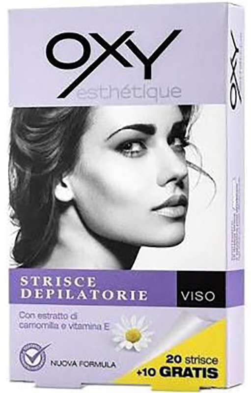OXY STRISCE DEPILATORIE VISO 20 PEZZI - Pharmaleader