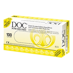 GUANTO IN LATTICE RIVESTIMENTO POLIMERICO PRIVO DI TALCO 100 PEZZI ARTICOLO DOCPW 6 - Pharmaleader