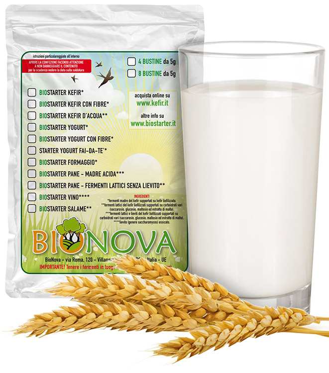 BIOSTARTER PER KEFIR 4 X 5 G - Pharmaleader