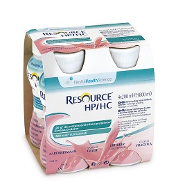 RESOURCE HP/HC FRAGOLA 4 BOTTIGLIE 200 ML - Pharmaleader