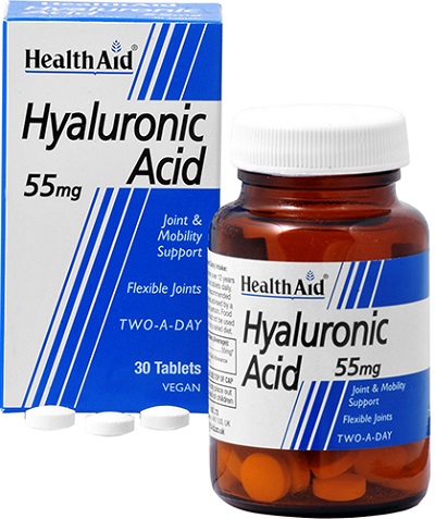 ACIDO IALURONICO HYALURONIC ACID 55MG 30 COMPRESSE - Pharmaleader