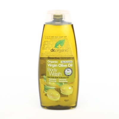 DR ORGANIC VIRGIN OLIVE OIL OLIO DI OLIVA BODY WASH DETERGENTE CORPO 250 ML - Pharmaleader