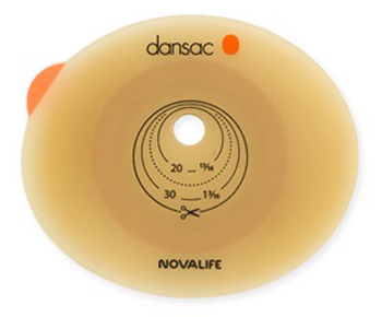 PLACCA PER COLO ILEO ED UROSTOMIA DANSAC NOVALIFE2 36MM RITAGLIABILE 10-28 - Pharmaleader