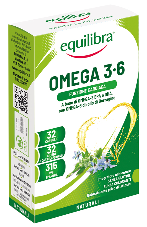 OMEGA 3-6 32 CAPSULE - Pharmaleader