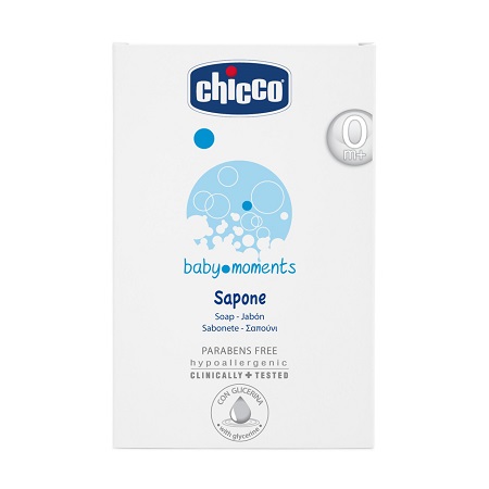 CHICCO COSMETICI BABY MOMENTS SAPONETTA 100 G - Pharmaleader