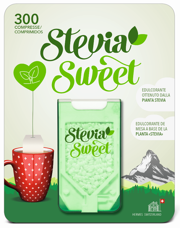 HERMESETAS STEVIA 300 COMPRESSE - Pharmaleader