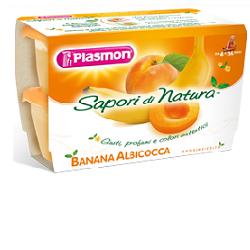 PLASMON SAPORI DI NATURA OMOGENEIZZATO ALBICOCCA E BANANA 100 G X 4 PEZZI - Pharmaleader