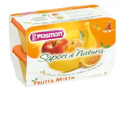 PLASMON SAPORI DI NATURA OMOGENEIZZATO FRUTTA MISTA 100 G X 4 PEZZI - Pharmaleader