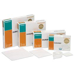 MEDICAZIONE STERILE IN FIBRE DI CELLULOSA ETILSOLFONATA GELIFICANTE DURAFIBER 5X5CM 10 PEZZI - Pharmaleader