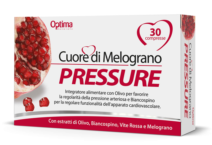 CUORE DI MELOGRANO PRESSURE 30 COMPRESSE 1 G - Pharmaleader