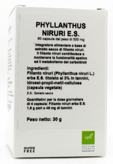 PHYLLANTHUS NIRURI ESTRATTO SECCO 60 CAPSULE - Pharmaleader