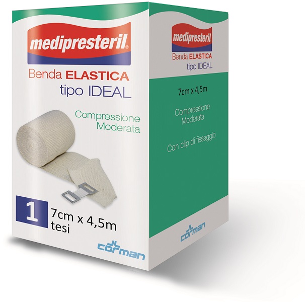 BENDA ELASTICA MEDIPRESTERIL IDEAL CM7X45MT - Pharmaleader