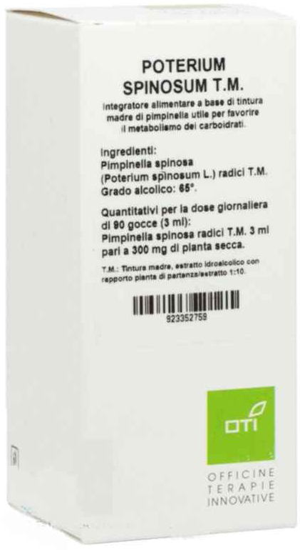 POTERIUM SPINOSUM TINTURA MADRE GOCCE 100ML - Pharmaleader