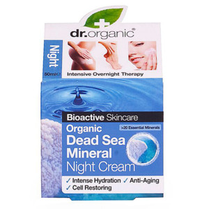 DR ORGANIC DEAD SEA MINERALS SALI MAR MORTO NIGHT CREAM CREMA VISO NOTTE 50 ML - Pharmaleader