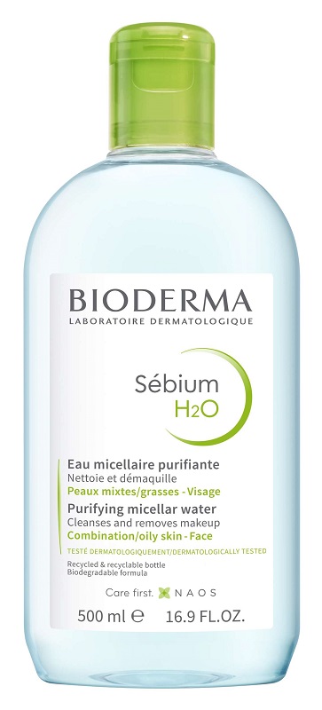 SEBIUM H2O ACQUA MICELLARE DETERGENTE PURIFICANTE 500 ML - Pharmaleader