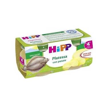 HIPP OMOGENEIZZATO PLATESSA CON PATATE 2X80 G - Pharmaleader