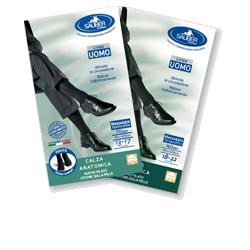 CALZA UOMO COTONE 140 DENARI PICCOLA BLU - Pharmaleader