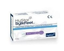 LANCETTE PUNGIDITO MYSTAR SYLKFEEL LANCETS 33 GAUGE 25 PEZZI - Pharmaleader