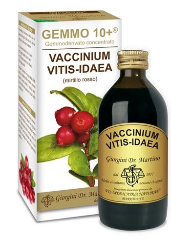 GEMMO 10+ MIRTILLO ROSSO LIQUIDO ANALCOLICO 200 ML - Pharmaleader