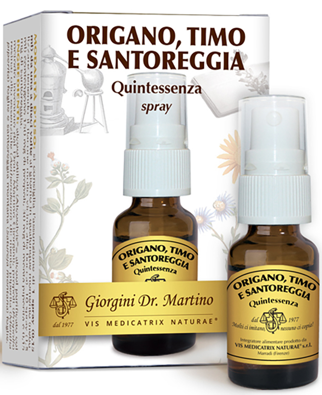ORIGANO TIMO SANTOREGGIA QUINTESSENZA SPRAY 15 ML - Pharmaleader