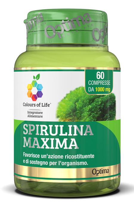COLOURS OF LIFE SPIRULINA MAXIMA 60 COMPRESSE 1000 MG - Pharmaleader