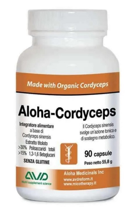 ALOHA CORDYCEPS 90 CAPSULE - Pharmaleader