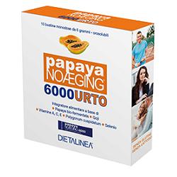 DIETALINEA PAPAYA NOAGING 6000 10 BUSTINE MONODOSE 6 G ASTUCCIO 60 G - Pharmaleader