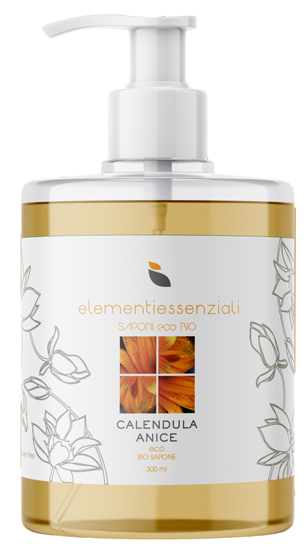 ELEMENTIESSENZIALI SAPONE ECO BIO CALENDULA ANICE 300ML - Pharmaleader